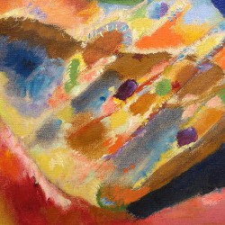 Wassily Kandinsky - Trzy spoty - Obraz na płótnie