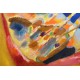Wassily Kandinsky - Trzy spoty - Obraz na płótnie