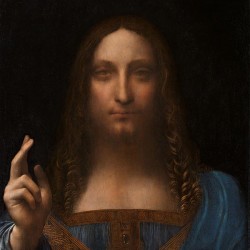 Zbawiciel Świata Leonardo da Vinci - Reprodukcja obrazu na płótnie