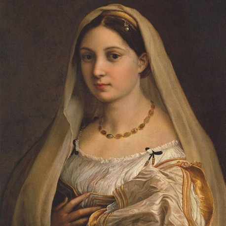 Portret Kobiety Rafaela Santiego - Reprodukcja obrazu na płótnie
