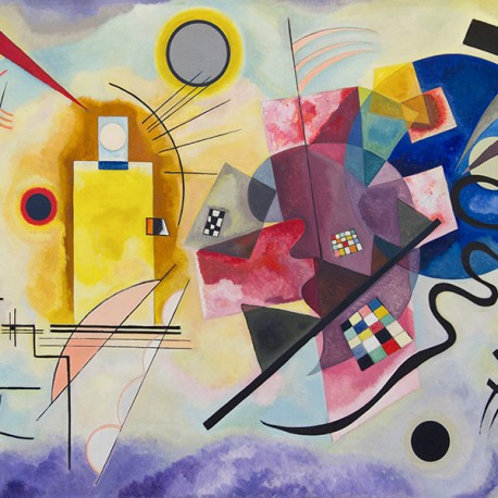 Wassily Kandinsky - Yellow Red Blue - Reprodukcja, obraz na płótnie