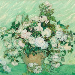 Wazon z różami Vincenta van Gogha - Reprodukcja obrazu na płótnie