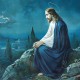 Modlitwa Jezusa Chrystusa w ogrodzie - obraz na płótnie