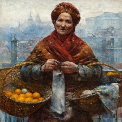 Pomarańczarka − obraz polskiego malarza Aleksandra Gierymskiego
