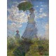 Claude Monet Umbrella, Kobieta z parasolem - Reprodukcja obrazu na płótnie