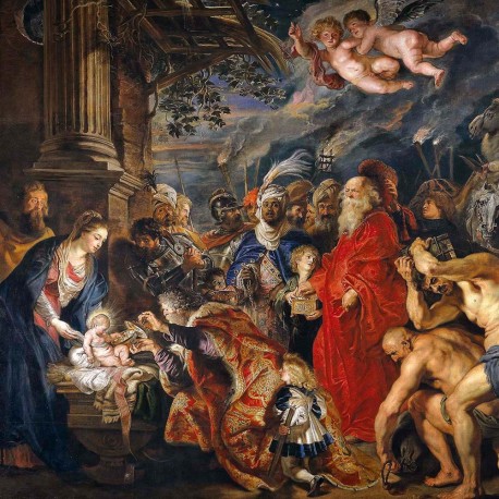 Pokłon Trzech Króli - Peter Paul Rubens, Reprodukcja, Obraz na płótnie, Plakat