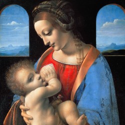 Madonna Litta Leonarda Da Vinci, Reprodukcja, Obraz na płótnie, Plakat