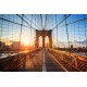 Brooklyn Bridge - nowoczesne obrazy drukowane na płótnie canvas