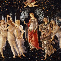 Botticelli Primavera - Reprodukcja obrazu na płótnie