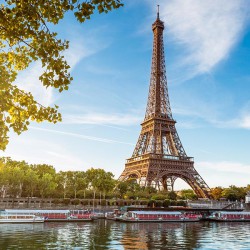 Wieża Eiffla w Paryżu - Nowoczesny obraz na płótnie