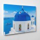 Santorini - Nowoczesne obrazy drukowane na płótnie