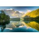 Alpejski krajobraz - Nowoczesny obraz wydrukowany na płótnie