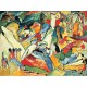 Wassily Kandinsky - Kompozycja II - Obraz na płótnie